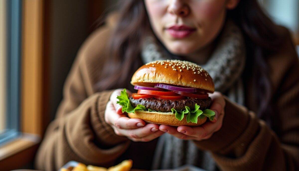 Dégustez un burger hivernal plein de chaleur et de réconfort
