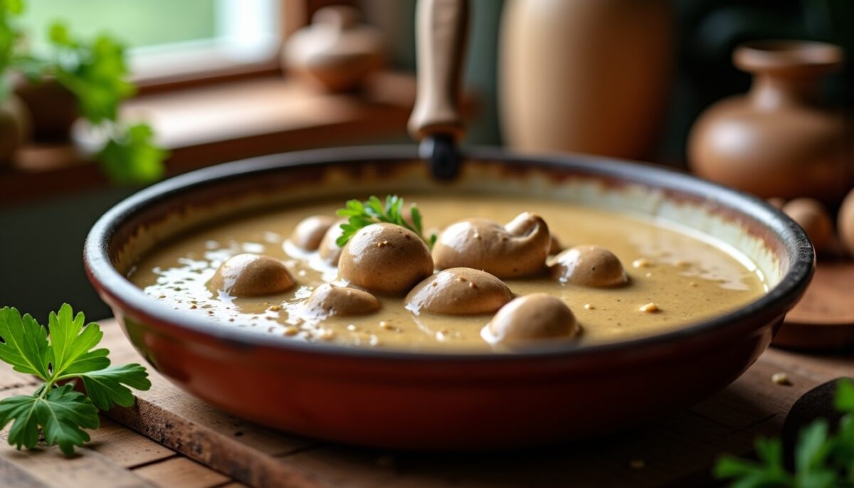 Sauce aux champignons : préparation simple et express pour sublimer vos plats