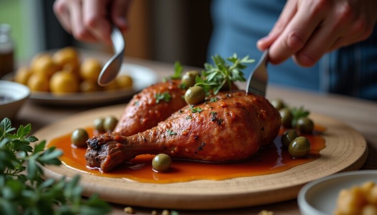 Comment cuisiner un savoureux veau à la Corse aux olives