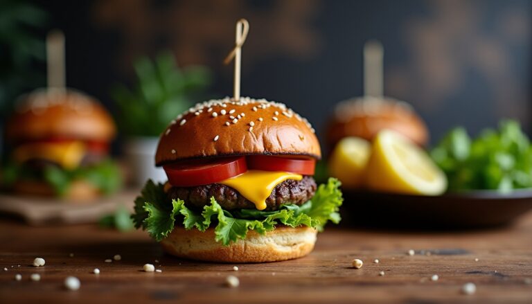 Burger maison idéal : l'impact surprenant des fécules bio pour une saveur inégalée
