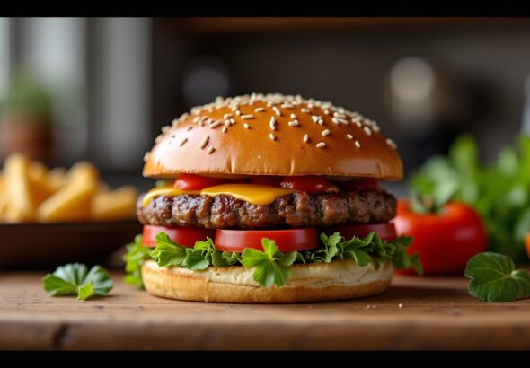 Recette délicieuse du burger au bœuf effiloché : un plaisir à chaque bouchée