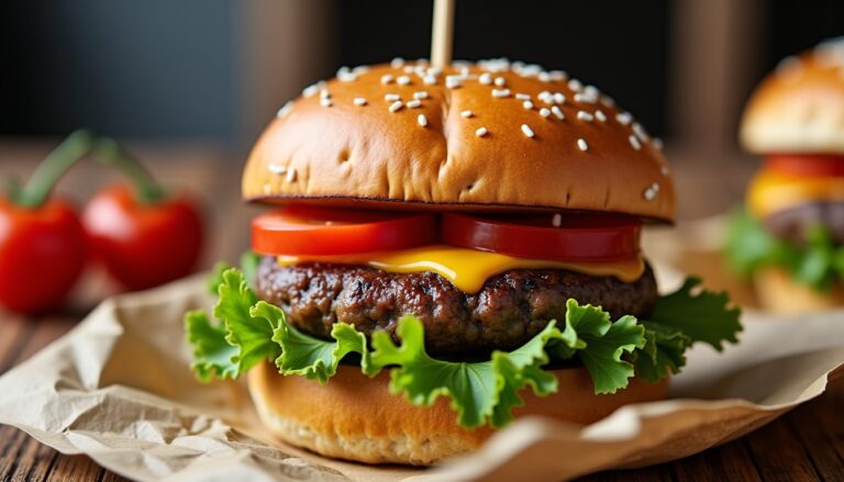 Savourez l'authenticité des burgers italiens chez Olive Burger