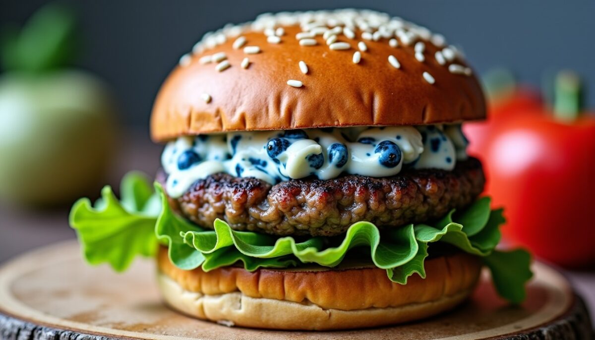 Burger au fromage bleu : une recette délicieuse et innovante
