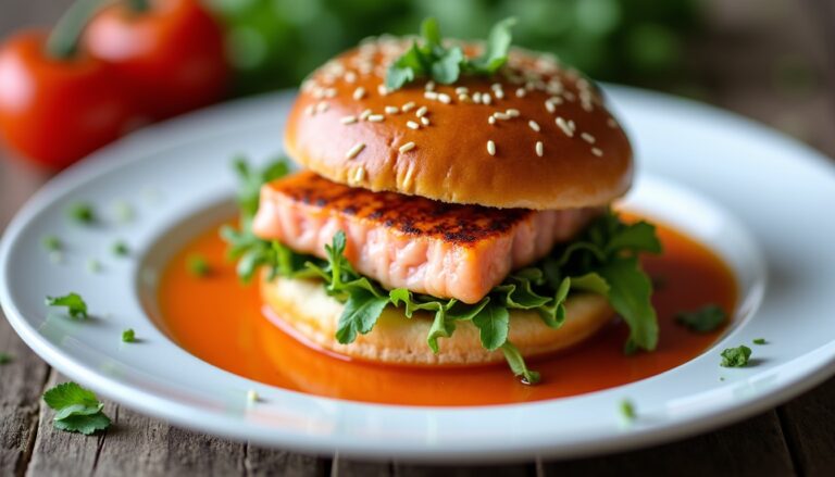 Délicieuse sauce maison pour burger de poisson : simple, gourmande et rapide à préparer