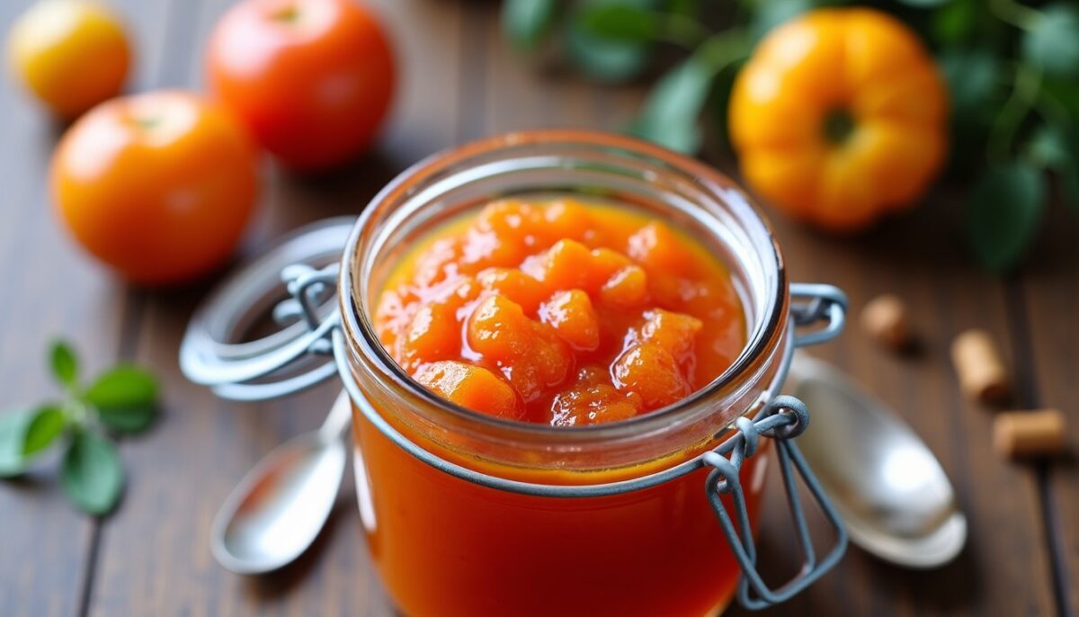 Recette facile de confiture maison à la pêche de vigne
