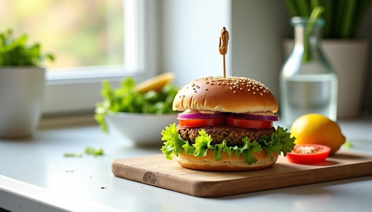 Délices Végétariens : Recettes Simples et Savoureuses de Burgers Maison