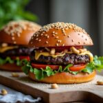 Recette détaillée du pain burger noir revisité à l'encre de seiche