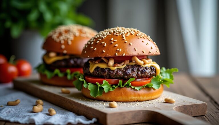 Recette détaillée du pain burger noir revisité à l'encre de seiche