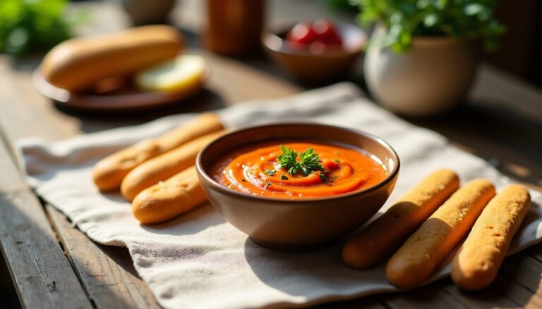 Recette express : sauce savoureuse en 10 minutes pour accompagner vos gressins à l'apéritif