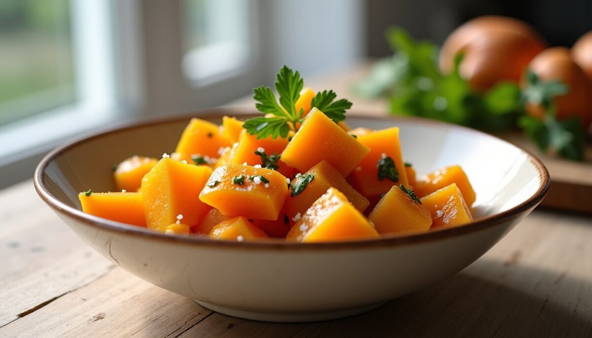 Potimarron poêlé : la recette rapide et fondante en seulement 15 minutes